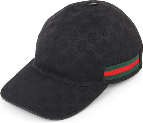 gucci black logo cap gumtree|black Gucci hat men.